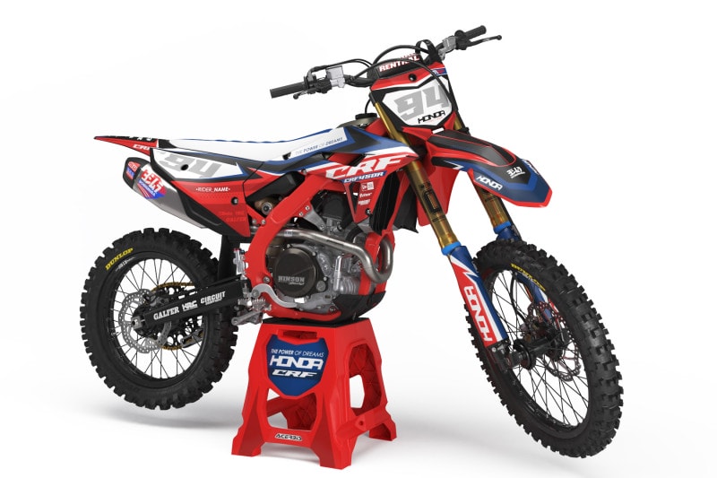 Honda Motocross Graphics |  MX Decals Kit Imperator 2 &#8211; All Models All Years