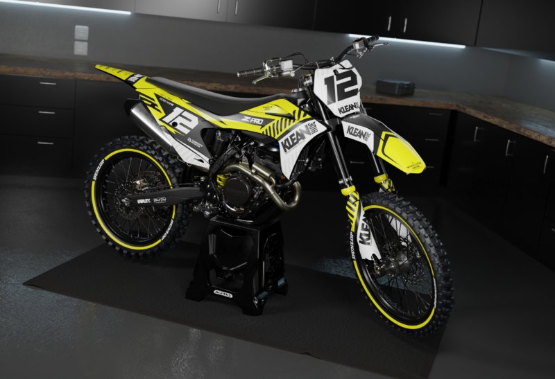Gas Gas MC250F Motocross Graphics MX Decals Kit Klean