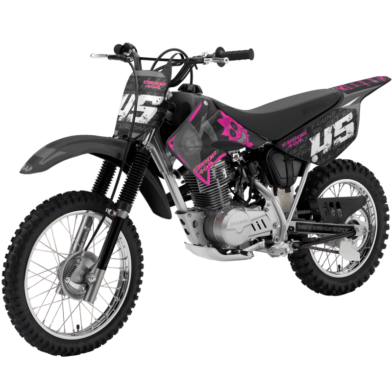 Honda CRF80 CRF100 2011 &#8211; 2016 Motocross Graphics |  MX Decals Kit Error &#8211; Pink