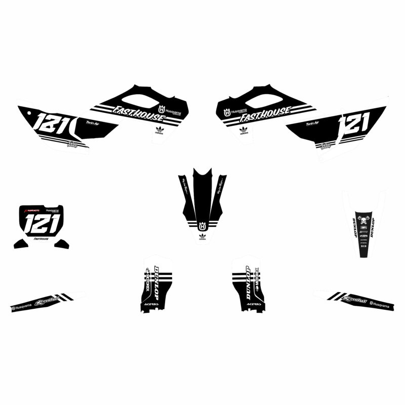Husqvarna MX Motocross Graphics Kit &#8211; Topia