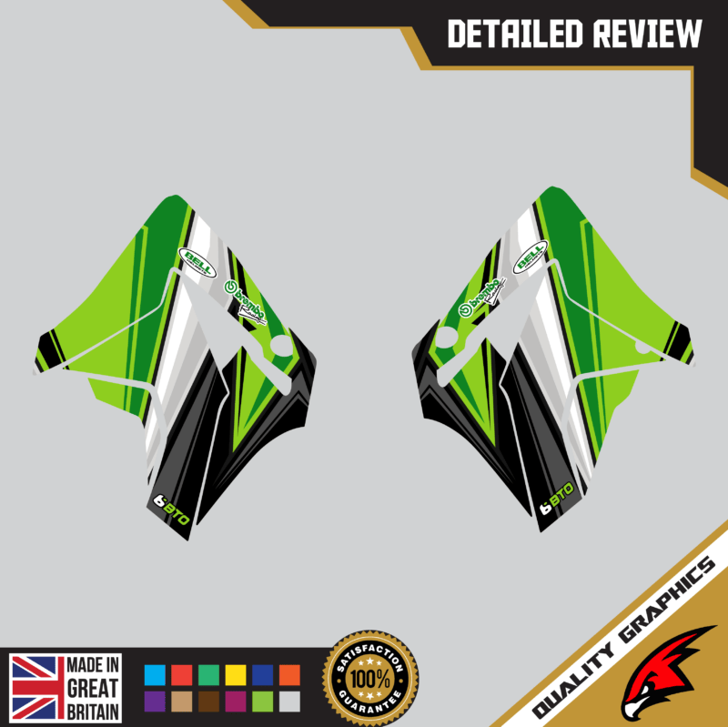 Honda CRF110F 2013 &#8211; 2018 Motocross Graphics |  MX Decals Kit Peary Green