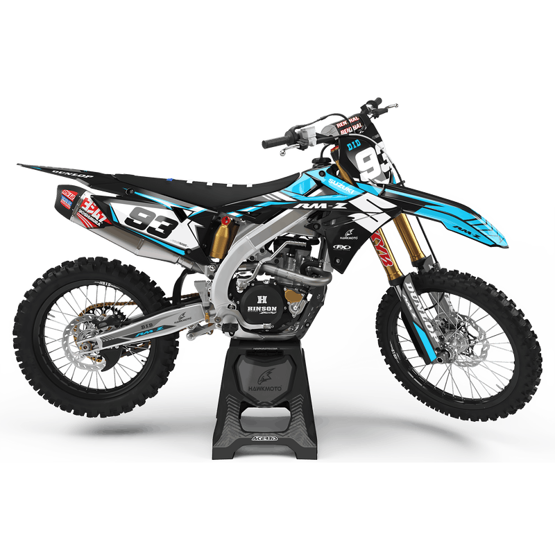 Suzuki MX Motocross Graphics Kit &#8211; Kanji