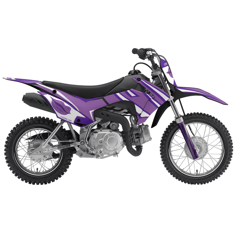 Honda CRF110F 2013 &#8211; 2018 Motocross Graphics |  MX Decals Kit Comeon Purple