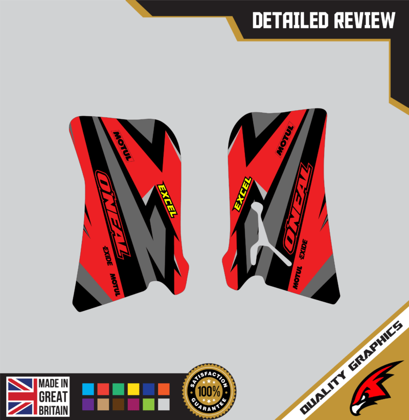 KTM SX50 50SX 1998 &#8211; 2001 Motocross Graphics |  MX Decals Kit Push Red