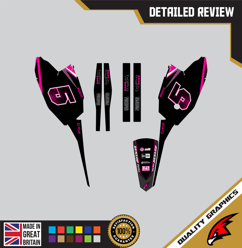 KTM SX50 50SX 2016 &#8211; 2023 Motocross Graphics |  MX Decals Kit Stear Pink