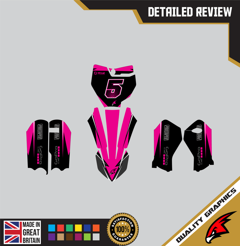KTM SX50 50SX 2016 &#8211; 2023 Motocross Graphics |  MX Decals Kit Stear Pink