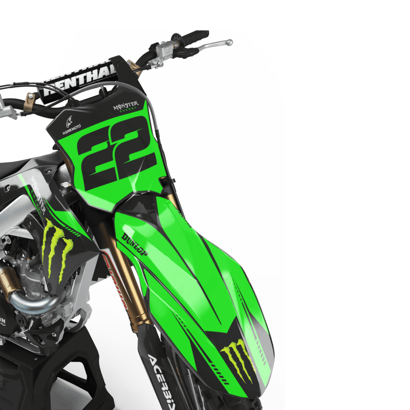 Kawasaki MX Motocross Graphics Kit &#8211; Velocity