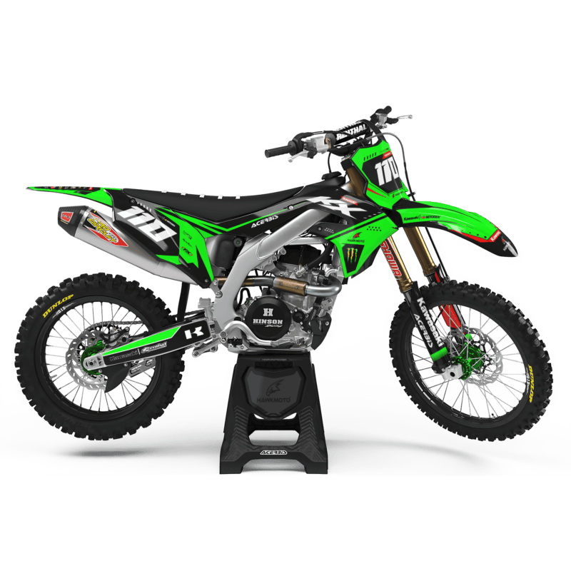 Kawasaki MX Motocross Graphics Kit &#8211; Barrel
