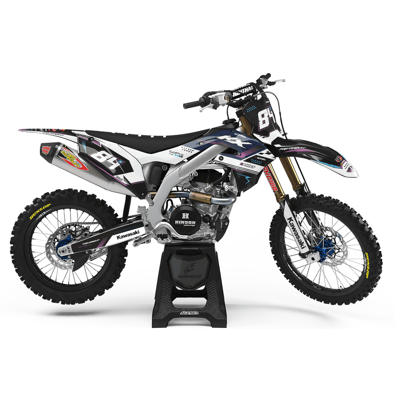 Kawasaki MX Motocross Graphics Kit &#8211; Carnage