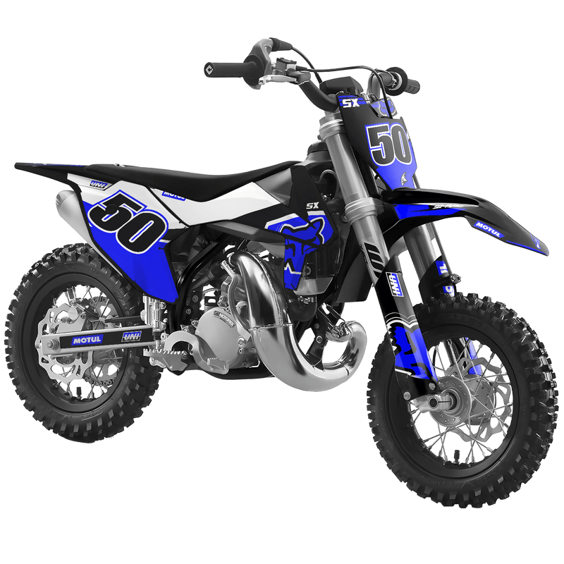 KTM SX50 50SX 2016 &#8211; 2023 Motocross Graphics |  MX Decals Kit Matrix Blue