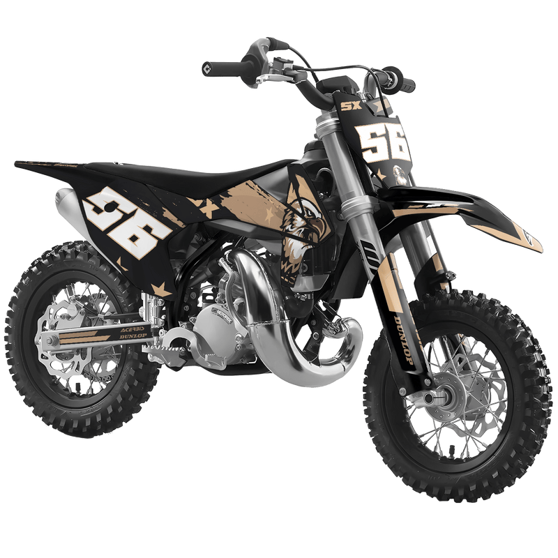 KTM SX50 50SX 2002 &#8211; 2008 Motocross Graphics |  MX Decals Kit Eagle Tan
