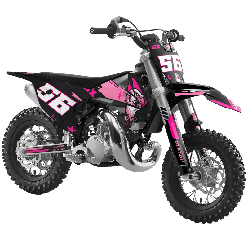 KTM SX50 50SX 2002 &#8211; 2008 Motocross Graphics |  MX Decals Kit Eagle Pink
