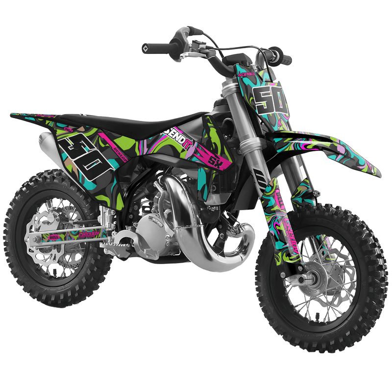 KTM SX50 50SX 2009 &#8211; 2015 Motocross Graphics |  MX Decals Kit Filter Magenta