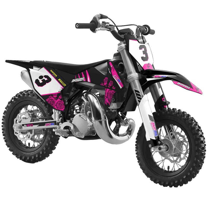 KTM SX50 50SX 2009 ? 2015 Motocross Graphics |  MX Decals Kit Rosie Pink