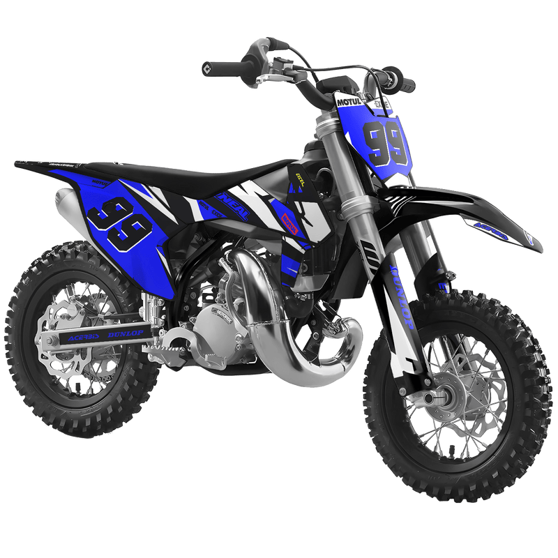 KTM SX50 50SX 2009 &#8211; 2015 Motocross Graphics |  MX Decals Kit Push Blue