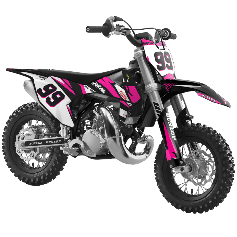 KTM SX50 50SX 2002 &#8211; 2008 Motocross Graphics |  MX Decals Kit Push Pink