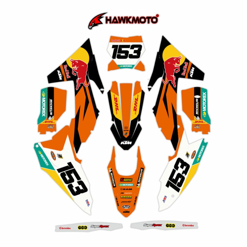 KTM MX Motocross Graphics |  Kit &#8211; Sundown Eclipse