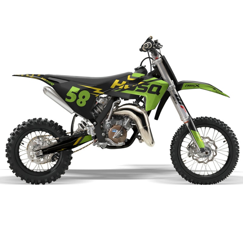 Husqvarna TC 65 2016 &#8211; 2023 MX Motocross Graphics |  Kit &#8211; Freight Green