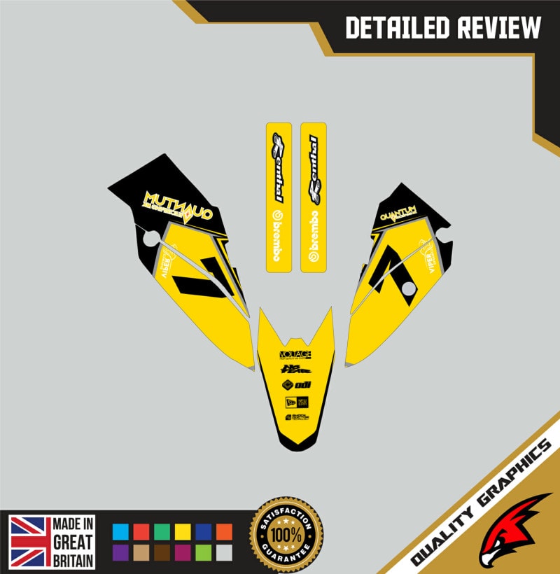 KTM SX65 09-15 Motocross Graphics | MX Decals Kit Brick Yellow
