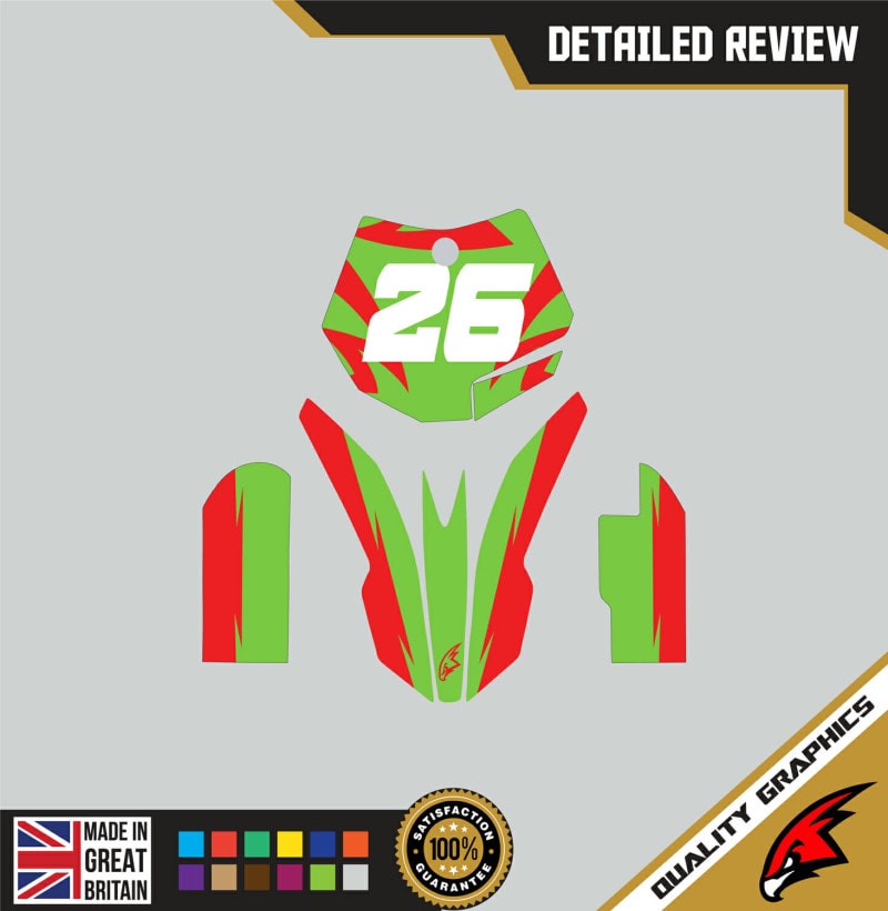 KTM SX65 09-15 Motocross Graphics | MX Decals Kit Gunner Green