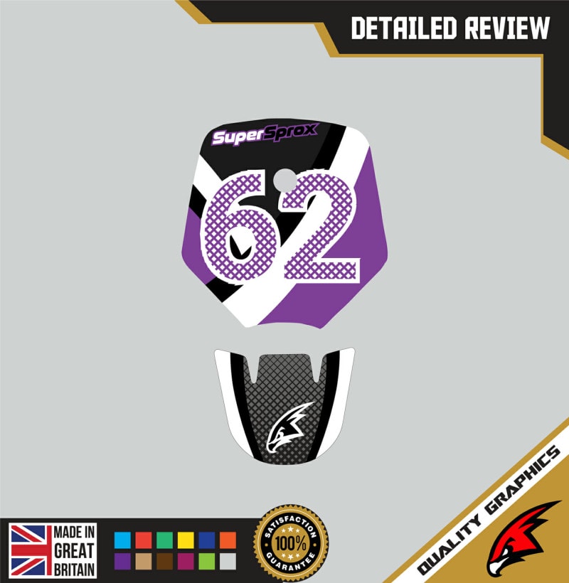 KTM SX65 98-01 Motocross Graphics | MX Decals Kit Scorch Purple
