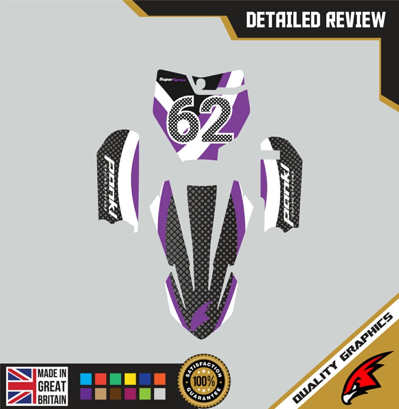 KTM SX65 2016-20 Motocross Graphics | MX Decals Kit Scorch Purple