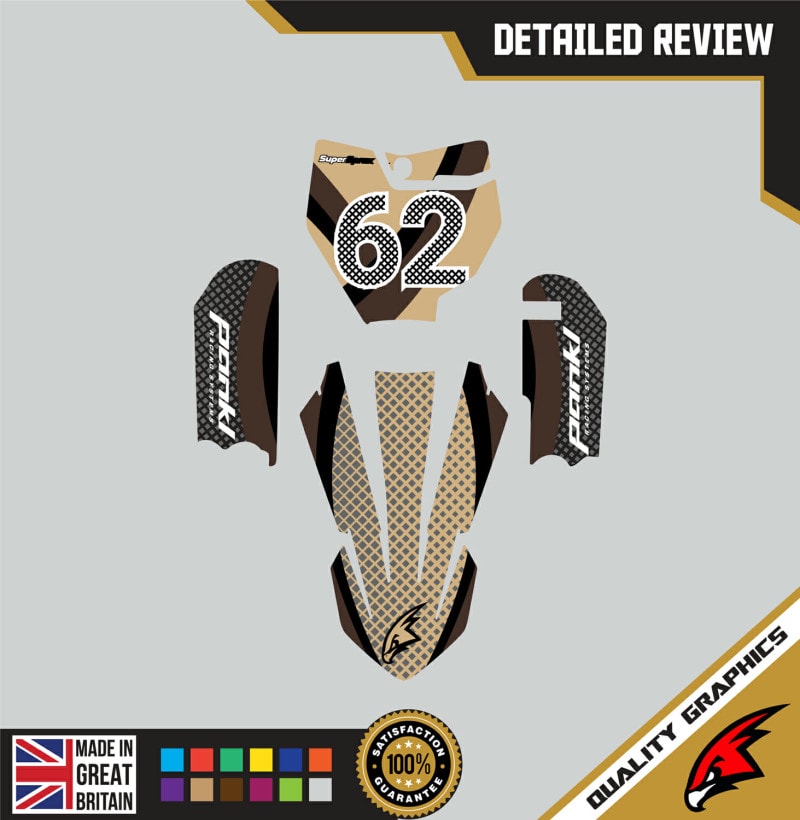 KTM SX65 2016-20 Motocross Graphics | MX Decals Kit Scorch Tan