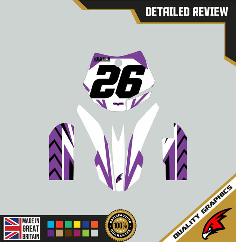 KTM SX65 09-15 Motocross Graphics | MX Decals Kit Snoopy Purple