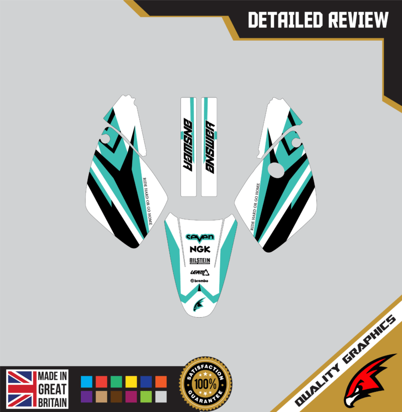 KTM SX65 02-08 Motocross Graphics | MX Decals Kit Snoopy Teal