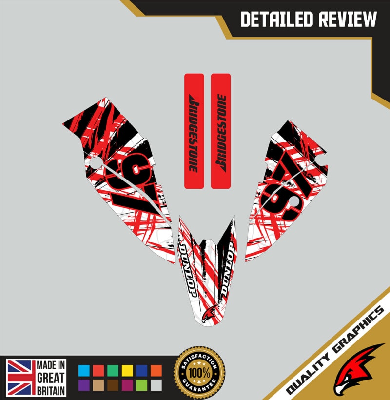 KTM SX65 09-15 Motocross Graphics | MX Decals Kit Welder Red
