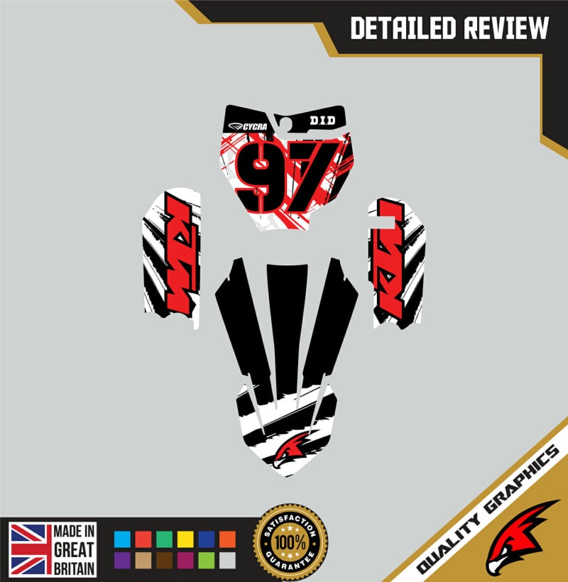 KTM SX65 2016-20 Motocross Graphics | MX Decals Kit Welder Red