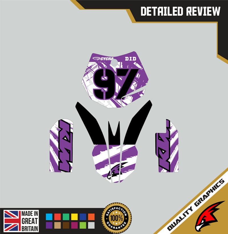 KTM SX65 09-15 Motocross Graphics | MX Decals Kit Welder Purple
