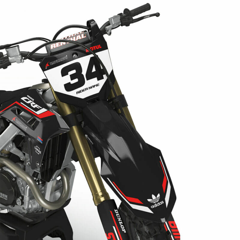Honda MX Motocross Graphics |  Kit All Models All Years &#8211; Omikami