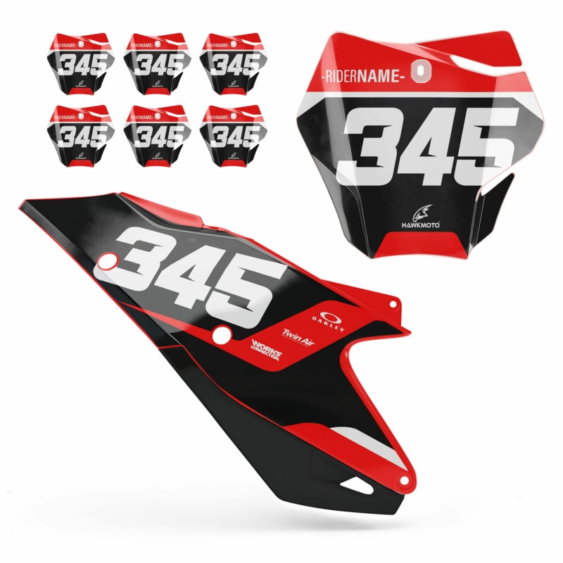 GasGas MX Motocross Backgrounds Graphics | Kit Fits All Models and Years &#8211; Bregar