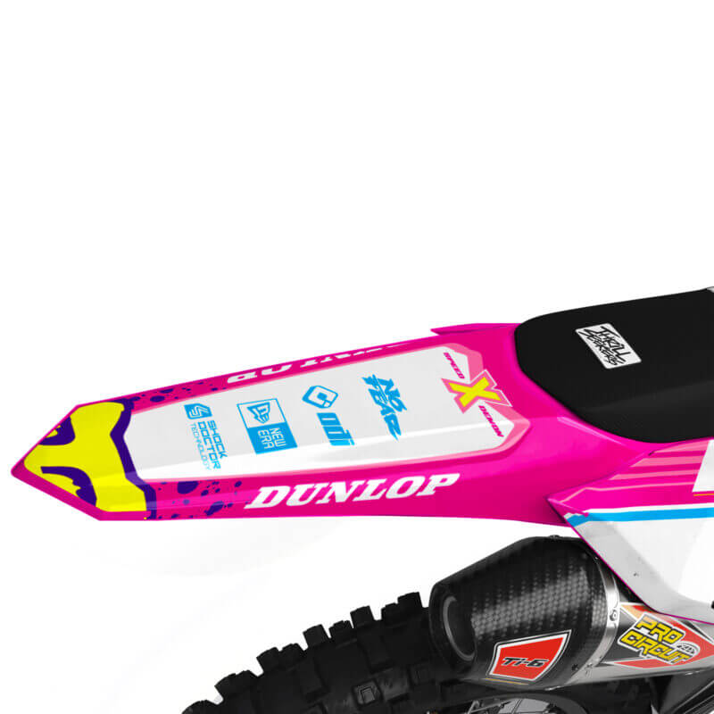 Honda MX Motocross Graphics |  Kit All Models All Years &#8211; Pink Split