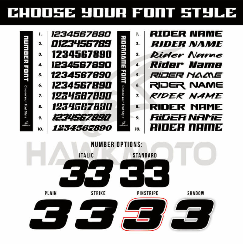 Honda MX Motocross | Backgrounds Graphics | Kit Fits All Models and Years &#8211; Shageki