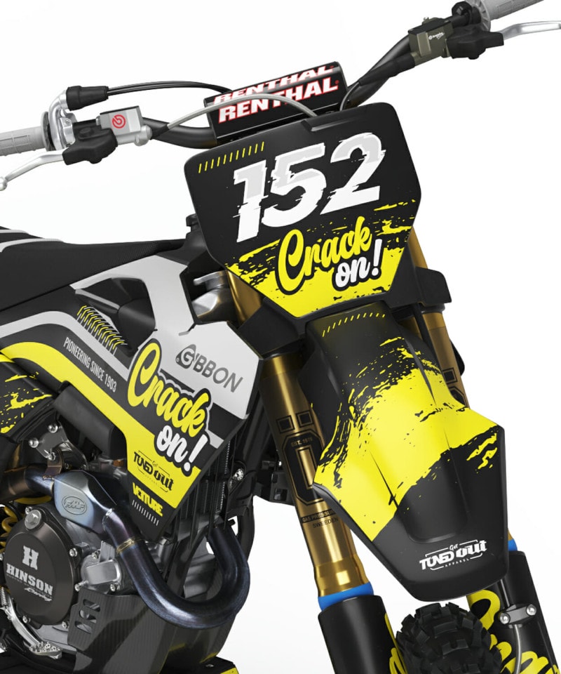 Husqvarna MX Motocross Graphics Kit | All Models Years &#8211; SOLID