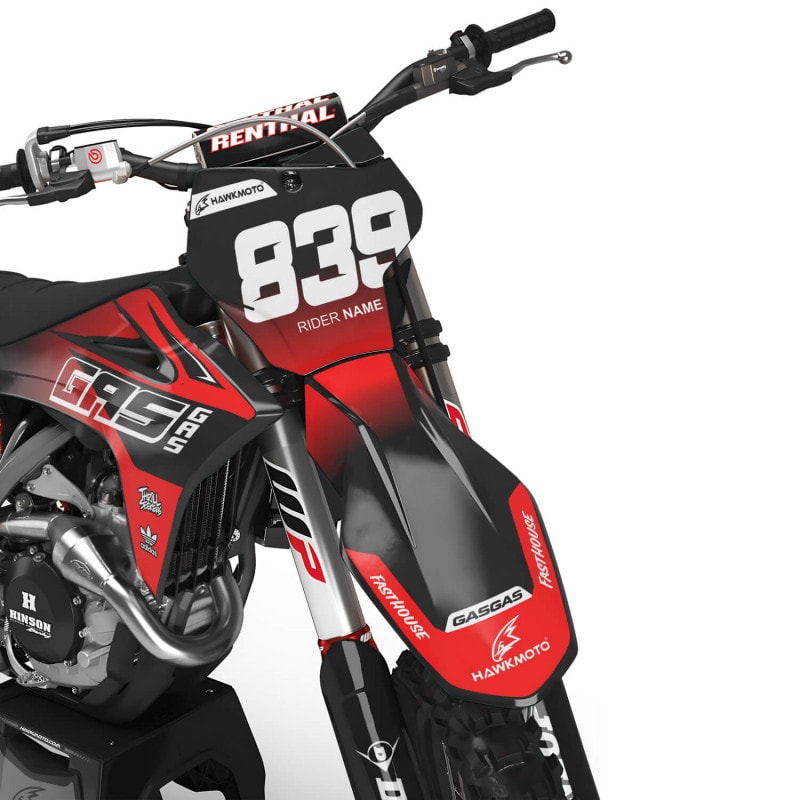 GasGas MX Motocross Graphics Kit All Models | Years &#8211; Flash