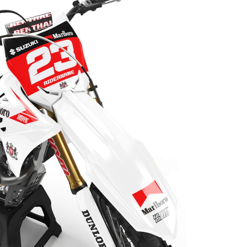 Suzuki MX Motocross Graphics |  Kit All Models All Years &#8211; Malboro