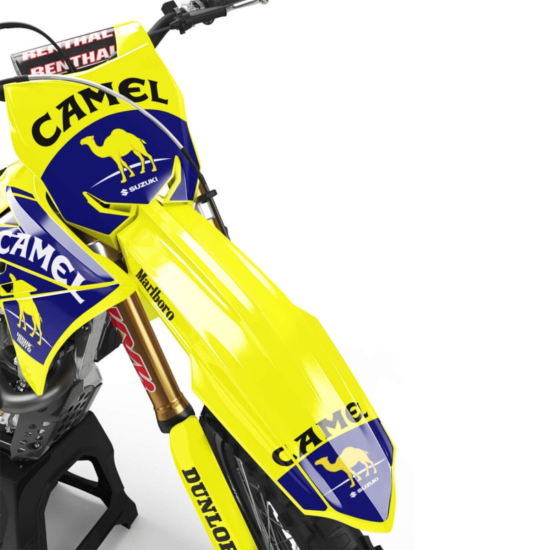Suzuki MX Motocross Graphics |  Kit All Models All Years &#8211; Camel