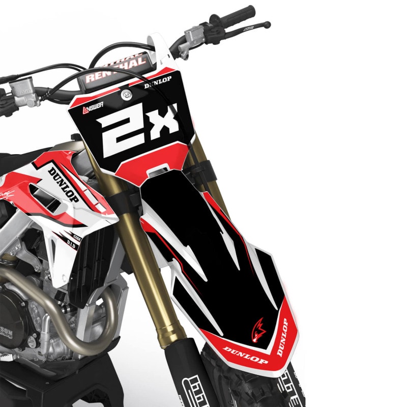 Honda MX Motocross Graphics |  Kit All Models All Years &#8211; Blind