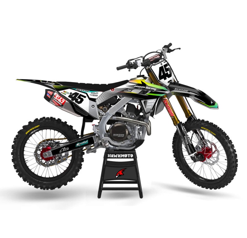 Honda MX Motocross Graphics |  Kit All Models All Years &#8211; Mace