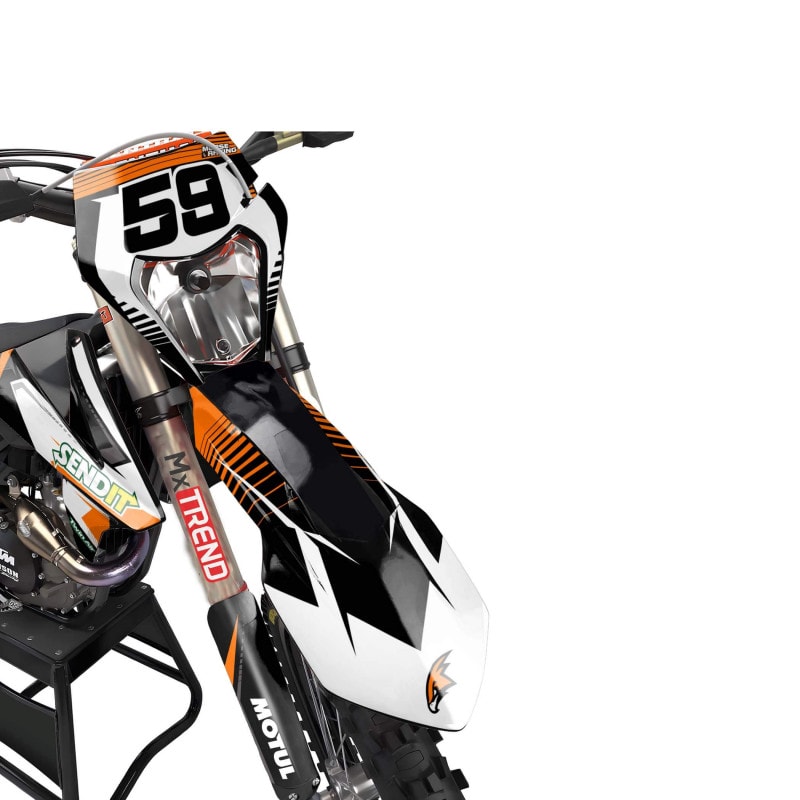 KTM MX Motocross Graphics |  Kit All Models All Years &#8211; Brute Orange