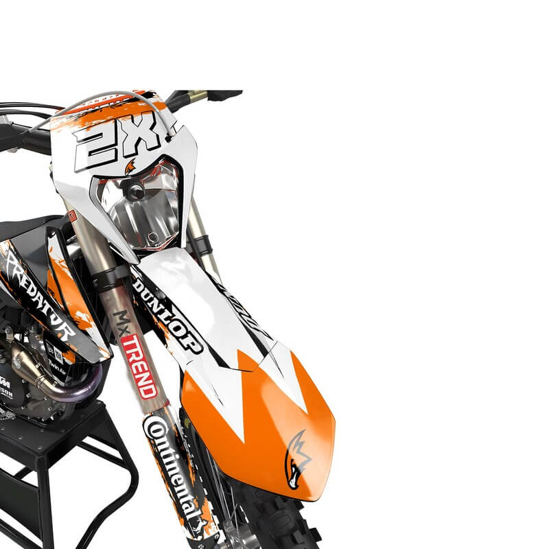 KTM MX Motocross Graphics |  Kit All Models All Years &#8211; Knight Orange