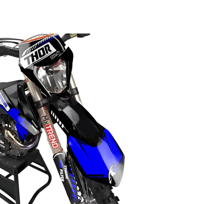 KTM MX Motocross Graphics |  Kit All Models All Years -Break It Blue