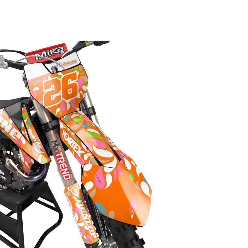 KTM MX Motocross Graphics |  Kit All Models All Years &#8211; Cavalier Orange