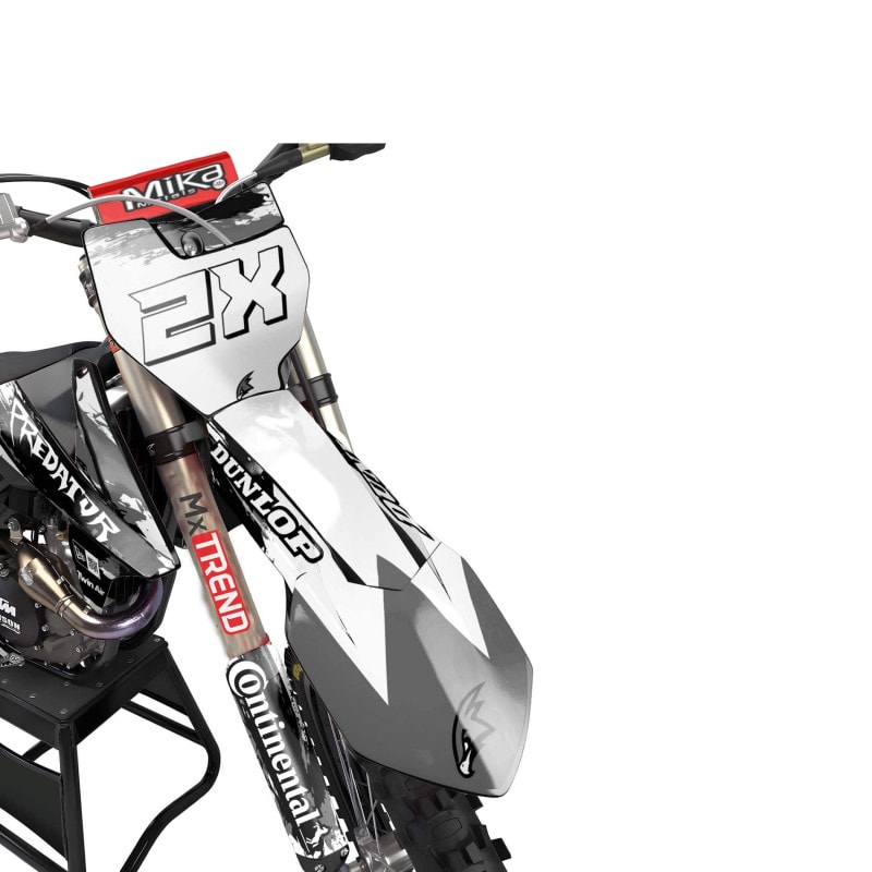 KTM MX Motocross Graphics |  Kit All Models All Years &#8211; Grey Knight