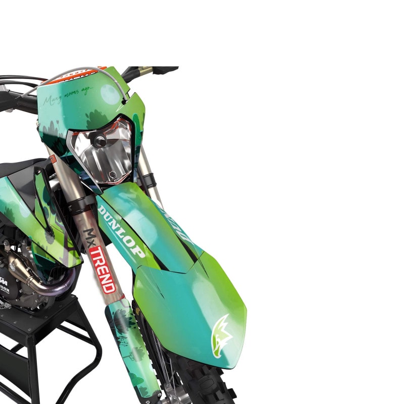 KTM MX Motocross Graphics |  Kit All Models All Years &#8211; Moonlight Green