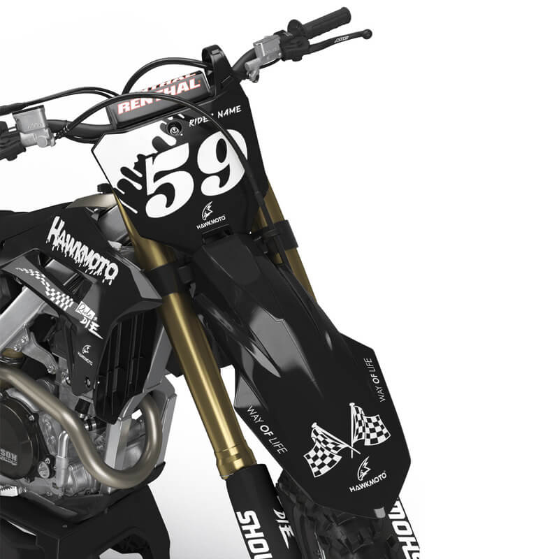 Honda MX Motocross Graphics |  Kit All Models All Years &#8211; Okiku