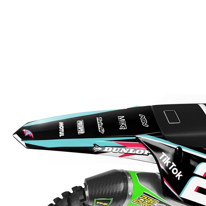 Kawasaki MX Motocross Graphics Kit &#8211; Daichi Black